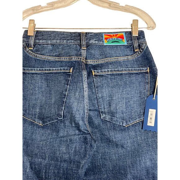 NWT Daily Blue by Adriano Goldschmied High-Waisted Straight Slim Barrel 27 - Picture 14 of 16